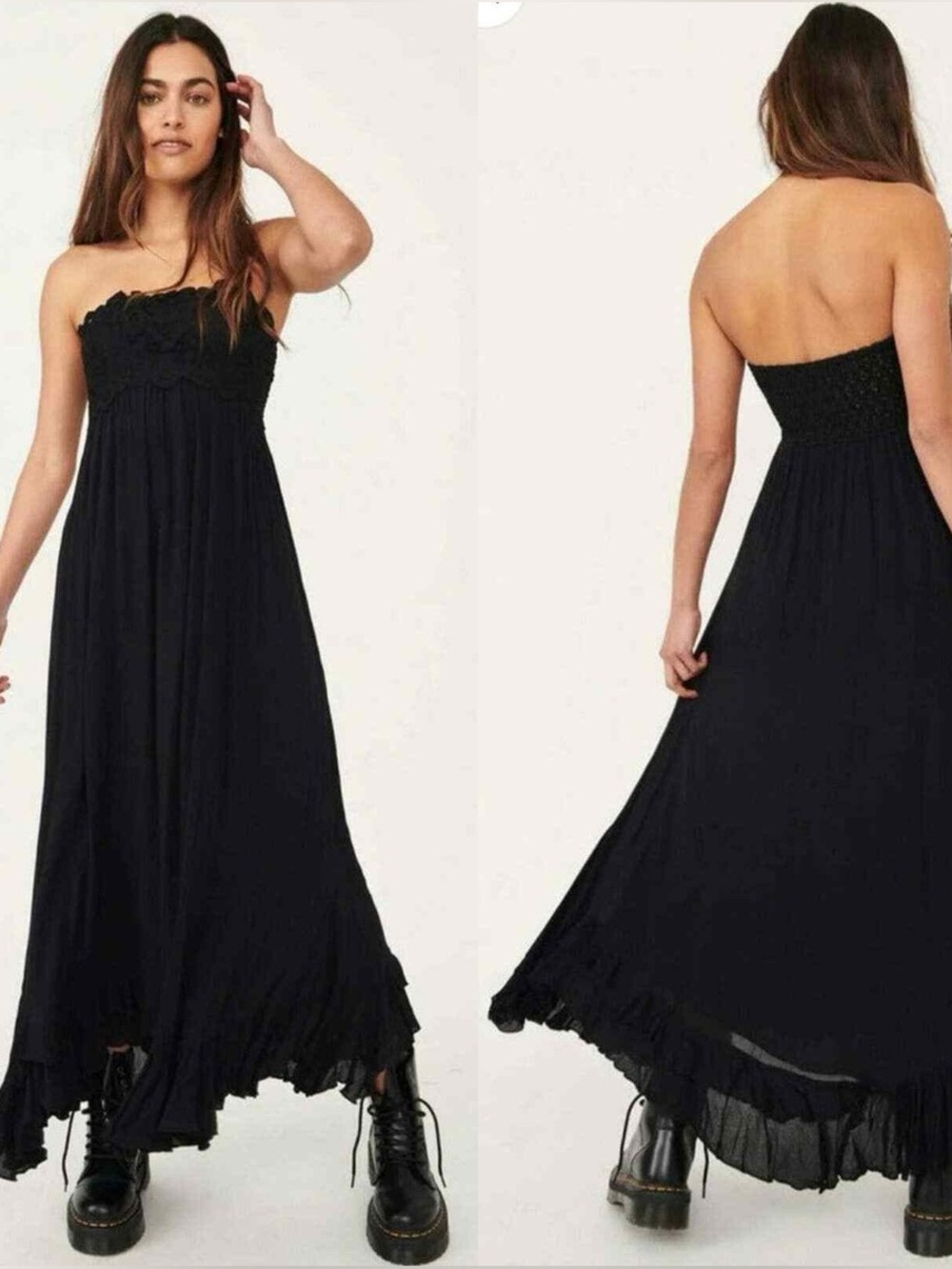 🏰FREE PEOPLE🏰ADELLA STRAPLESS MAXI🏰👑👸🏻